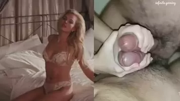 Margot makes them cum on each other