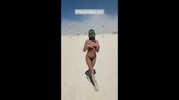 Riley at Black Rock City