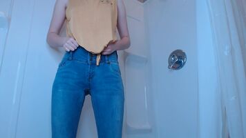 Pissing Myself - Full Clothed Link Below💕