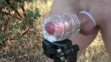 I love cumming outdoors