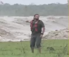 Moses parts the sea