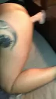 Her fantasy is a spit roast. This is the first step