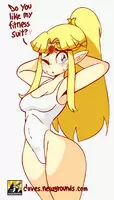 Princess zelda’s sexy swimsuit