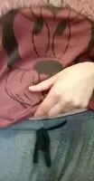 When your tits are full of milk, they don't quite drop anymore...