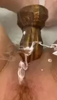 Orochi in action while having a bath