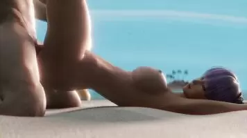 Ayane fucked in the sand