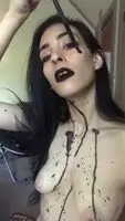 she’s out to look macabre and alone