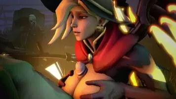 Witch Mercy titfuck, sound version in comments