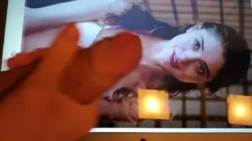 Natalia Dyer won my 2nd poll for a cum tribute. Next Poll is in comments!