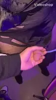 Servicing a sissy at an adult arcade