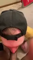 Sucking a buddy