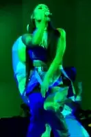 Legs opening wide