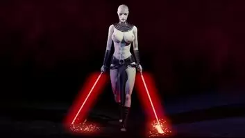 Asajj Ventress ready to duel