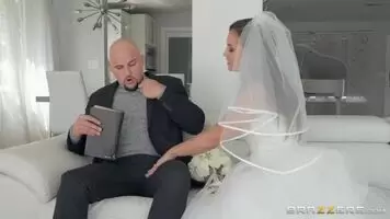 Quickie before her wedding.