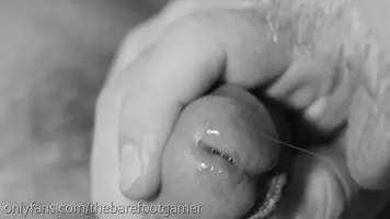 Licking up that precum!
