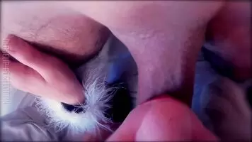 Sucking His candy cane 🤤