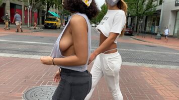 We like to go braless if you can't tell