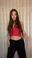 I would jerk my cock in front of Hailee Steinfeld while she dances like that. How rough would you be with her?