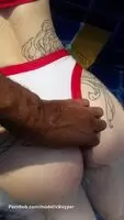 Found someones wife at the pool and decided to showoff her butthole
