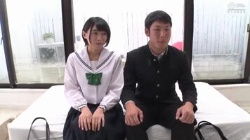 Japanese schoolgirl fucked by bbc while boyfriend waits outside