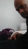 Hi Everyone 👋🏾, 2nd Selfsuck Vid: Sorry, I have to start flaccid, because my dick gets to big for my mouth, and I can only get a quarter way down, but I'm working on it👍🏽