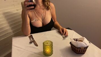Wine or boobs?