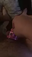 I love playing with my little cage