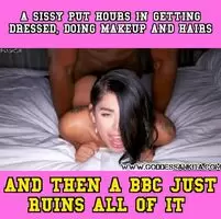 First, he tears up your dress, then your tears ruin your makeup when you choke on his cock ... And finally, he pulls your hairs while pounding you from behind ... 😛😉
