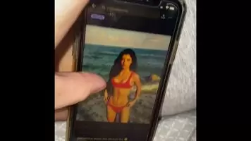 Dixie made me cum on my girlfriends ass