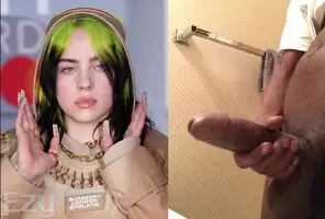 Billie wants it all on her face