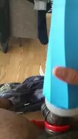Fucking my favorite toy while double-ringed and ball-stretched