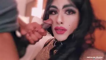 Cover my pretty face with cum daddy