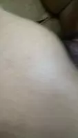 Fresh cream pie on hairy pussy.