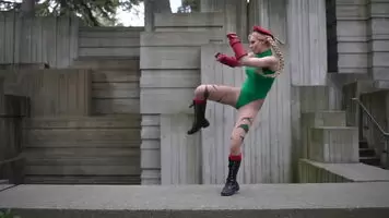 ECCC Cosplay - Cammy, Jade, Queen-B