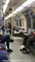 Surprise in public transport. Hannah Moore