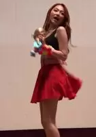Gugudan - Mina Cheeks & Cleavage