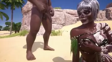 Bol and Lala on the Beach - video made with 