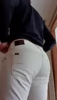 My sexy backside striptease
