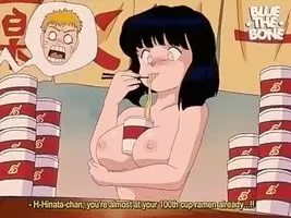 MILF Hinata succing ramen