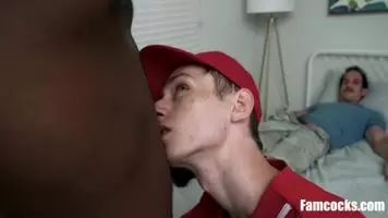 Stepdad Watches Son As He Fucks His Black Baseball Coach