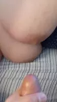 Cumming on y girlriend's tits