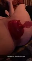 Watch me fill up this pump while Daddy uses me
