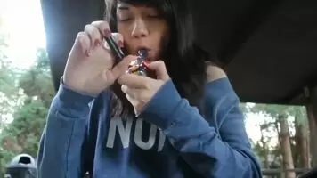 Gets high and masturbates in public.