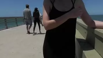 A quick flash at the pier