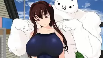 Teasing and revealing big tits