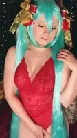 razouhime as Miku - holiday tease for you :3