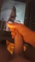 PAWG Megna covered in thick load of cum....like and comment for more cum tribs