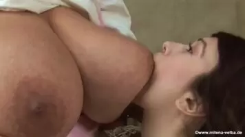 Milena And Anna In The Barn