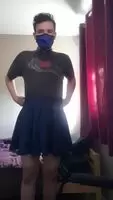 Just bought this skirt and choker, feeling cute :)