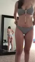 Reversing my reversible bikini